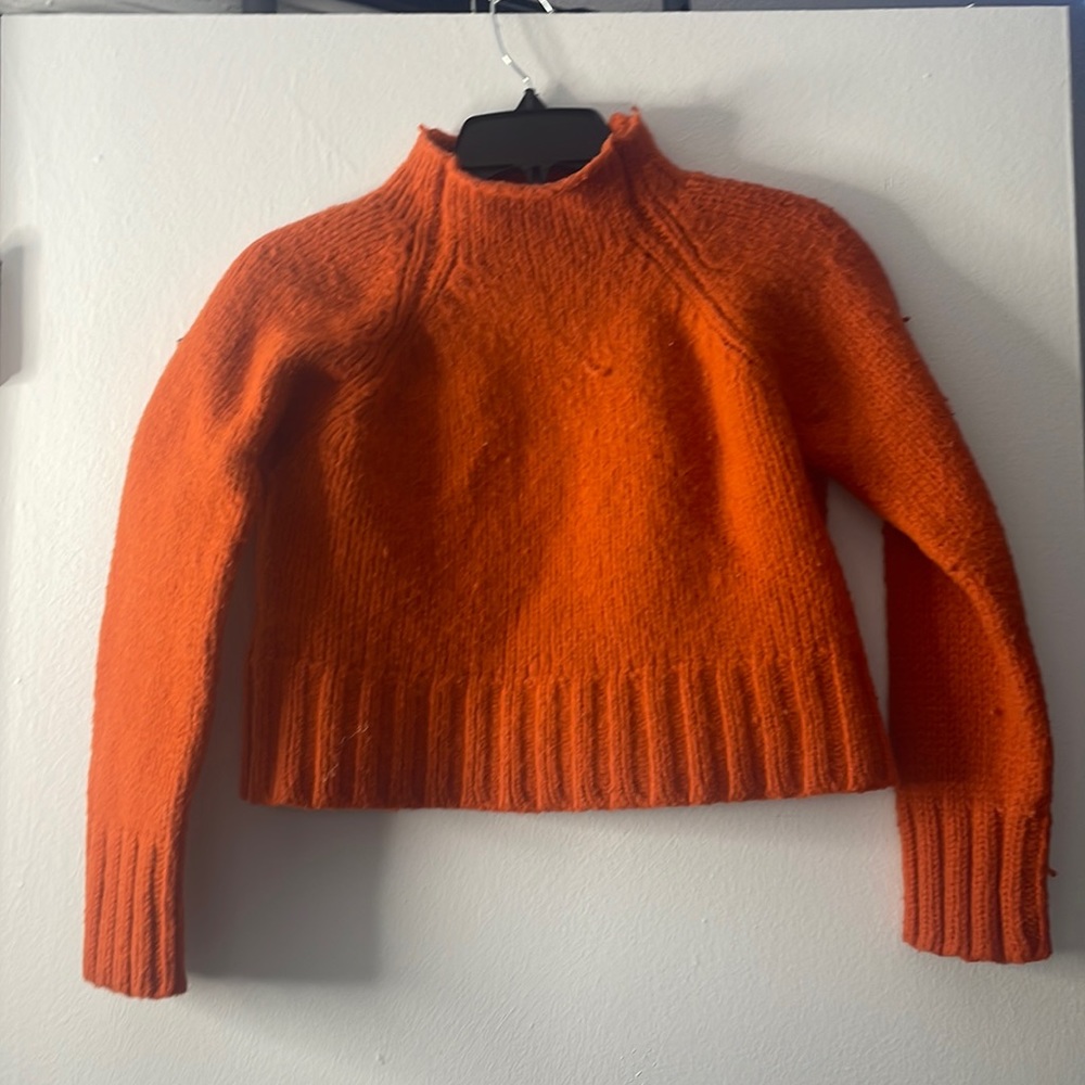 American eagle orange sweater